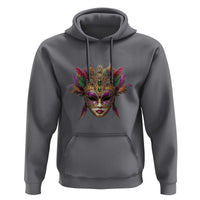 Jeweled Mask Louisiana Mardi Gras Hoodie