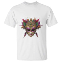 Jeweled Mask Louisiana Mardi Gras T Shirt