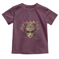 Jeweled Mask Louisiana Mardi Gras Toddler T Shirt