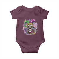 Skeleton Jester Louisiana Mardi Gras Baby Onesie