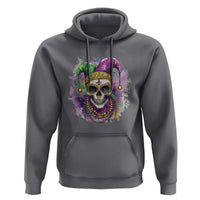 Skeleton Jester Louisiana Mardi Gras Hoodie