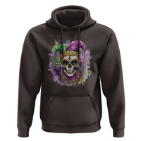 Skeleton Jester Louisiana Mardi Gras Hoodie