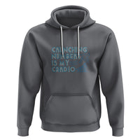 Funny Accountant Hoodie Crunching Numbers Is My Cardio - Wonder Print Shop
