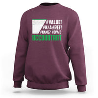Funny Accountant Errors In Excel Sweatshirt - Wonder Print Shop