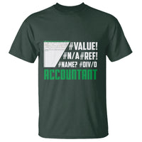 Funny Accountant Errors In Excel T Shirt - Wonder Print Shop