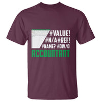 Funny Accountant Errors In Excel T Shirt - Wonder Print Shop