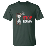 Anti Smoking T Shirt Stop Smoking Before It's Too Late - Wonder Print Shop