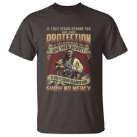 Native American Warrior T Shirt If They Stand Against You Show No Mercy