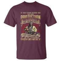 Native American Warrior T Shirt If They Stand Against You Show No Mercy