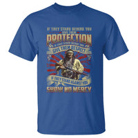Native American Warrior T Shirt If They Stand Against You Show No Mercy