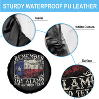 Texas Remember The Alamo Spare Tire Cover San Antonio Alamo War Texan Flag History Lover