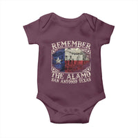 Texas Remember The Alamo Baby Onesie San Antonio Alamo War Texan Flag History Lover