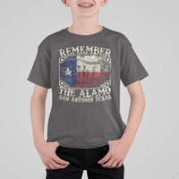 Texas Remember The Alamo T Shirt For Kid San Antonio Alamo War Texan Flag History Lover
