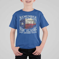 Texas Remember The Alamo T Shirt For Kid San Antonio Alamo War Texan Flag History Lover