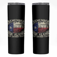 Texas Remember The Alamo Skinny Tumbler San Antonio Alamo War Texan Flag History Lover