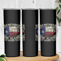 Texas Remember The Alamo Skinny Tumbler San Antonio Alamo War Texan Flag History Lover