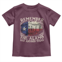 Texas Remember The Alamo Toddler T Shirt San Antonio Alamo War Texan Flag History Lover