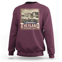 Texas Remember The Alamo Sweatshirt San Antonio Alamo War History Lover