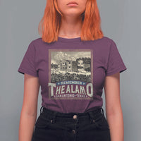 Texas Remember The Alamo T Shirt For Women San Antonio Alamo War History Lover