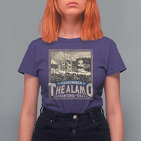 Texas Remember The Alamo T Shirt For Women San Antonio Alamo War History Lover