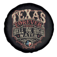 Texas Pride Spare Tire Cover Forever Come Hell Or High Water Patriotic Texas TS09