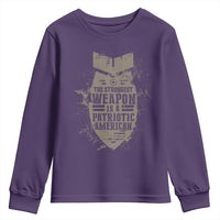 The Strongest Weapon Is A Patriotic Youth Sweatshirt