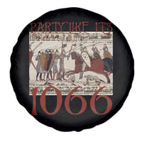 Medieval Bayeux Tapestry Hastings 1066 Spare Tire Cover Funny Party Like It's 1066 History Lover