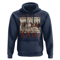 Medieval Bayeux Tapestry Hastings 1066 Hoodie Funny Party Like It's 1066 History Lover