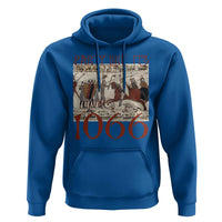 Medieval Bayeux Tapestry Hastings 1066 Hoodie Funny Party Like It's 1066 History Lover