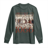 Medieval Bayeux Tapestry Hastings 1066 Long Sleeve Shirt Funny Party Like It's 1066 History Lover