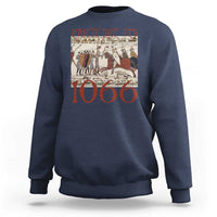 Medieval Bayeux Tapestry Hastings 1066 Sweatshirt Funny Party Like It's 1066 History Lover
