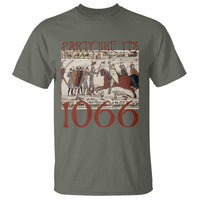 Medieval Bayeux Tapestry Hastings 1066 T Shirt Funny Party Like It's 1066 History Lover