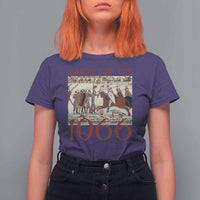 Medieval Bayeux Tapestry Hastings 1066 T Shirt For Women Funny Party Like It's 1066 History Lover