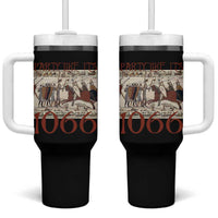 Medieval Bayeux Tapestry Hastings 1066 Tumbler With Handle Funny Party Like It's 1066 History Lover
