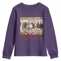 Medieval Bayeux Tapestry Hastings 1066 Youth Sweatshirt Funny Party Like It's 1066 History Lover