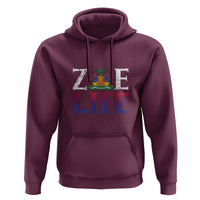 Haitian Hoodie Zoe Life Haiti Patriotic - Wonder Print Shop
