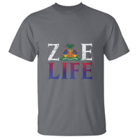 Haitian T Shirt Zoe Life Haiti Patriotic - Wonder Print Shop