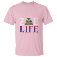 Haitian T Shirt Zoe Life Haiti Patriotic - Wonder Print Shop