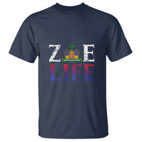 Haitian T Shirt Zoe Life Haiti Patriotic - Wonder Print Shop