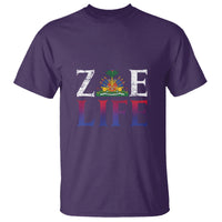 Haitian T Shirt Zoe Life Haiti Patriotic - Wonder Print Shop