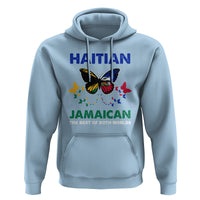 Haitian Jamaican Hoodie The Best Of Both Worlds Butterfly Haiti Jamaica Flag - Wonder Print Shop