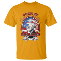 Funny George Washington T Shirt Suck It England 1776 4th Of July - Wonder Print Shop