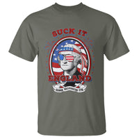 Funny George Washington T Shirt Suck It England 1776 4th Of July - Wonder Print Shop