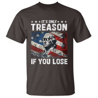 George Washington T Shirt It's Only Treason If You Lose 4th Of July - Wonder Print Shop