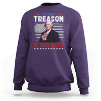 George Washington Sweatshirt It's Only Treason If You Lose 4th Of July - Wonder Print Shop