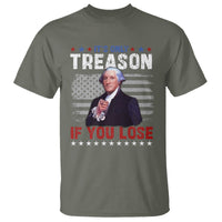 George Washington T Shirt It's Only Treason If You Lose 4th Of July - Wonder Print Shop