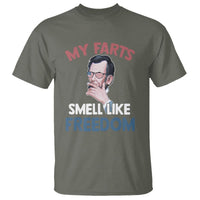 Funny Abraham Lincoln T Shirt My Farts Smell Like Freedom 4th Of July - Wonder Print Shop