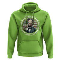 Funny Abraham Lincoln Hoodie Sippin On Liber-Tea Drinking Tea 4th Of July - Wonder Print Shop