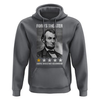 Abraham Lincoln Hoodie Ford's Theatre Awful Would Not Recommend - Wonder Print Shop