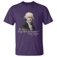 Thomas Jefferson T Shirt Crap That's Due Tomorrow Funny 4th of July 1776 - Wonder Print Shop